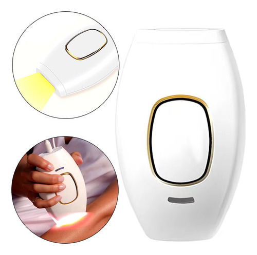 Removedor De Pêlos A Laser Com Luz Pulsada Permanente 110/22 Cor Branco 127/220v