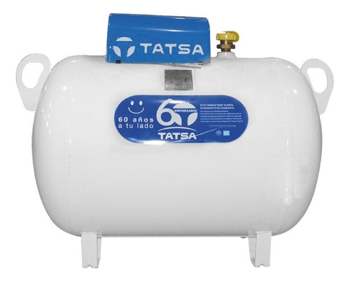 Tanque Gas Estacionario Tatsa Horizontal 180 Litros Blanco