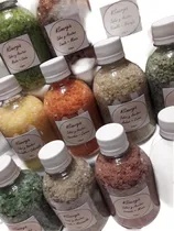 Comprar Aceites, Sal Marina Y Sal De Epsom. Sales De Baño Aromáticas
