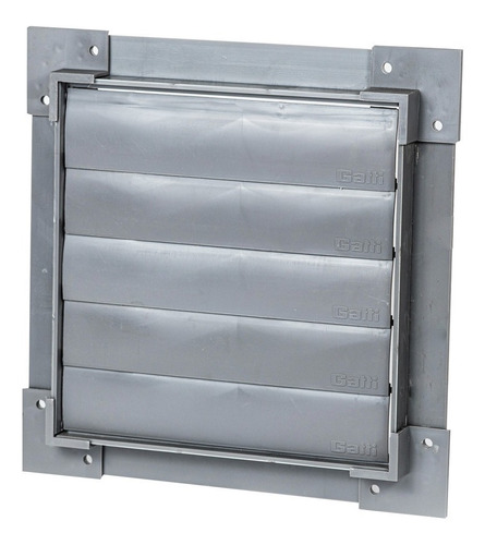 Imagen 4 de 9 de Persiana Plástica Móvil Extractor De Aire 25 Cm Cocina Baño