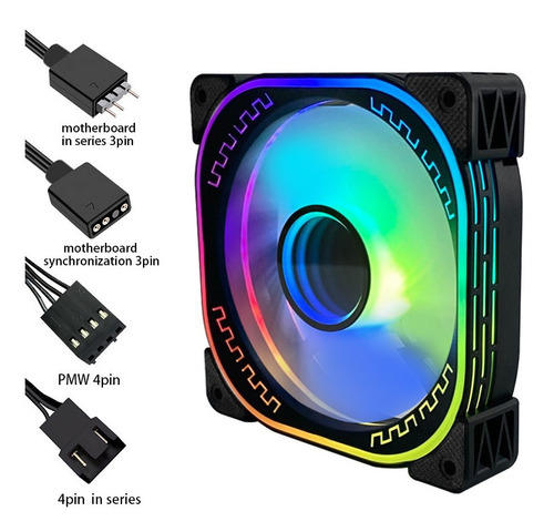 Kit 3 Cooler Tribal Argb Fan Cool Series 120mm C Remoto
