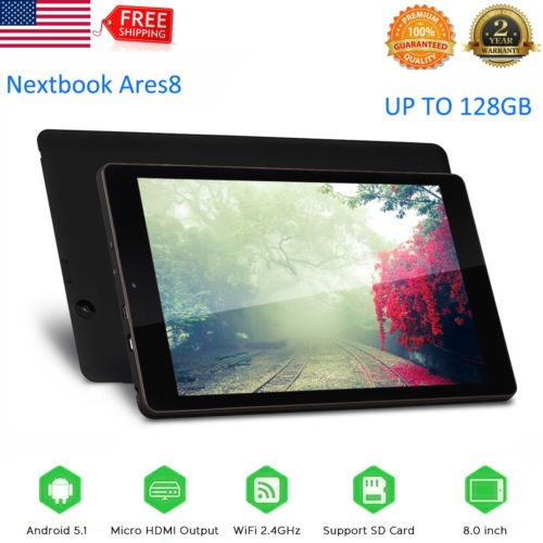 Nextbook Ares8 1 + 16gb 8  5.1 Android Quad-core Tablet 4000