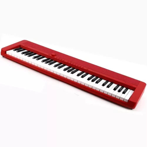 Teclado Musical Casio Casiotone CT-S1RD 61 Teclas Profissional, Vermelho -  Musica Center