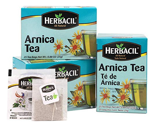 Herbacil Te De Arnica, Te Con Flores De Arnica, Ayuda A Aliv