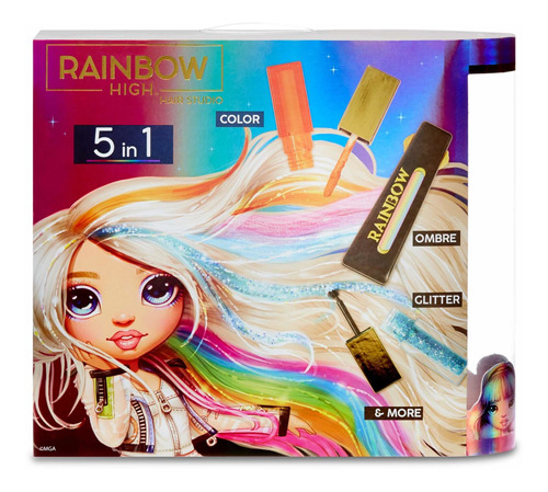 Muñeca De Moda Violet Willow Muñeca En Morado con Conjuntos Elegantes Rainbow High Hair Studio Exclusiva Muñeca Amaya Raine con Pelo Extra Largo Y Colores Lavables