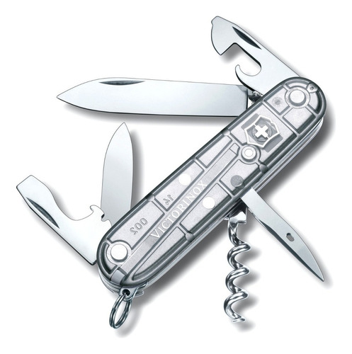 Victorinox Navaja Spartan Silvertech, 12 Usos Color Plateado