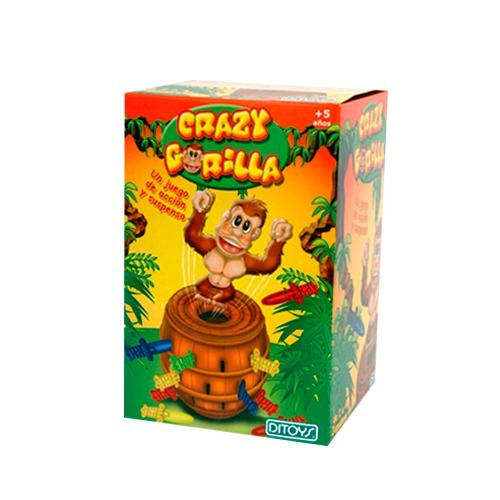 Juego De Mesa Crazy Gorila Original Ditoys Planeta Juguete