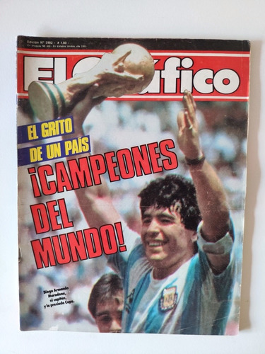Pack Revistas El Gráfico Mundial México 86 Completo (Usado)