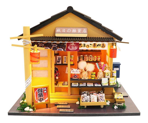 Casa De En Miniatura De Bricolaje De Tienda General Japonesa