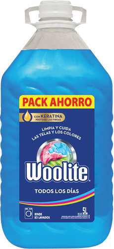 Jabón líquido Woolite Todos Los Días sí botella 5 L