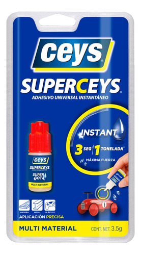 Adhesivo Instantáneo Superceys 3.5grs Ceys