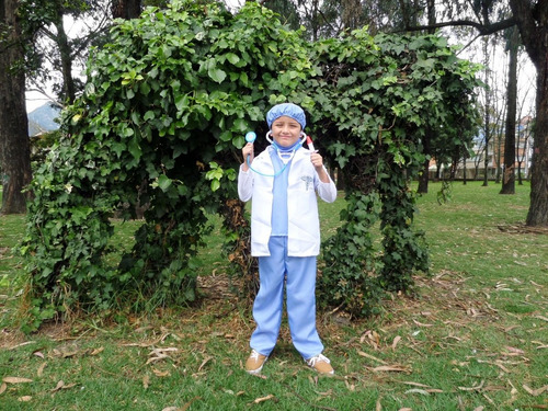 Imagen 5 de 7 de Disfraz Medico Doctor Niño Incluye Accesorios Disfraces