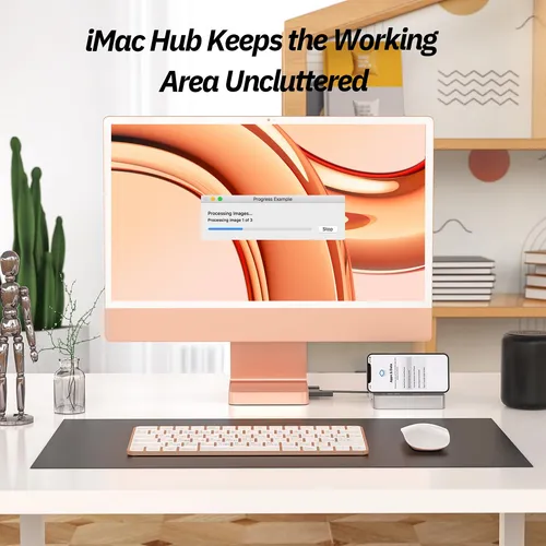 Hub Usb C Para iMac De 24 2021-2024 Minisopuru, Con Conexi