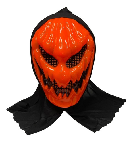Imagen 1 de 1 de Mascara Calabaza Diablo Disfraz Para Halloween