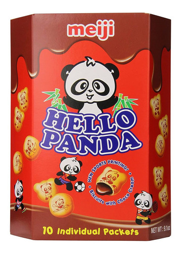 Meiji Hello Panda Galleta De Chocolate, 9.1 Onzas