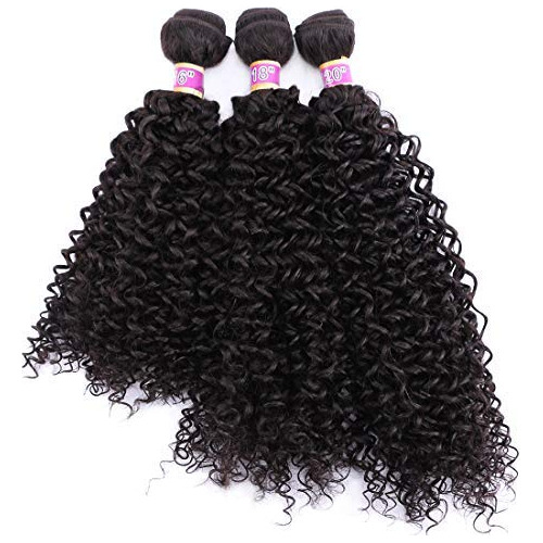 Angie Kinky Curly Hair Bundles 16 18 20 Pulgadas 3 6mrd7