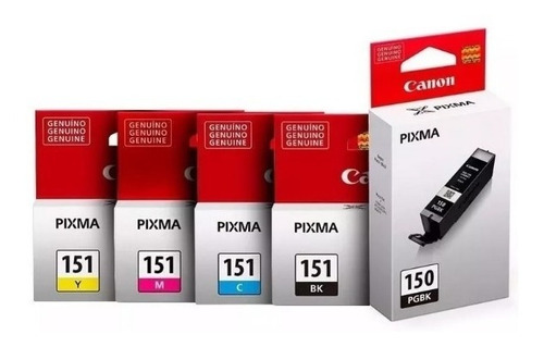 5 Canon Original Pgi-150pgbk Cli-151bkcmy Ip7210 Ix6810 Civa