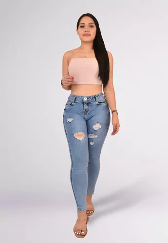 Jeans Dama Pantalones Mujer Levanta Pompas Colombiano