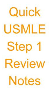 Libro Quick Usmle Step 1 Review Notes - Patel M. D., Sanket