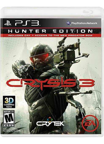 Crysis 3  Crysis Hunter Edition Ea, Crytek Ps3 Físico