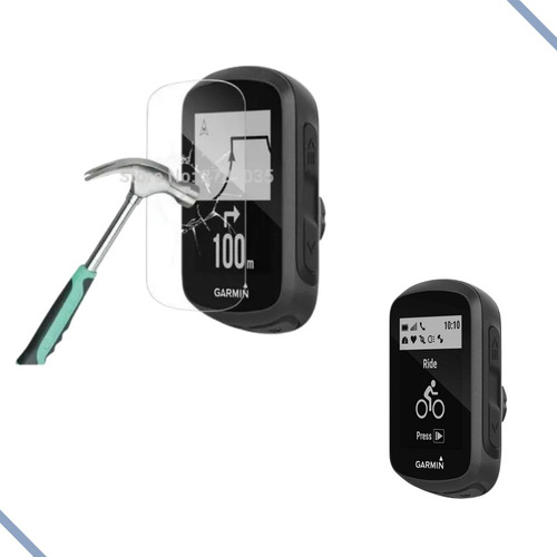 Kit 2x Película De Vidro Temperado Para Gps Garmin Edge 130! Cor Transparente