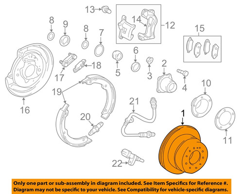 Discos Freno Traseros Toyota Land Cruiser 2013 2014 A25 Dia