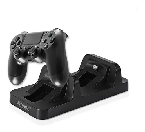Imagen 6 de 10 de Base Cargador Doble Para Joystick Ps4 Alternativo
