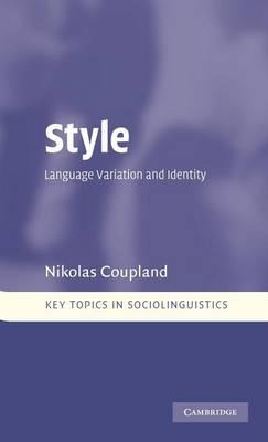 Libro Key Topics In Sociolinguistics: Style: Language Var...