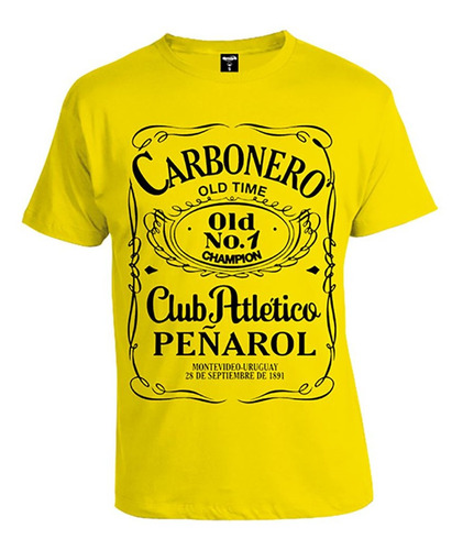 Camiseta Peñarol Old Time Amarillo Oficial Disershop