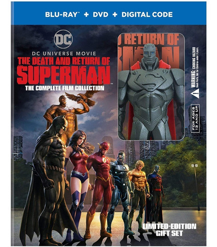 La Muerte De Superman Completa Gifset Blu-ray + Dvd