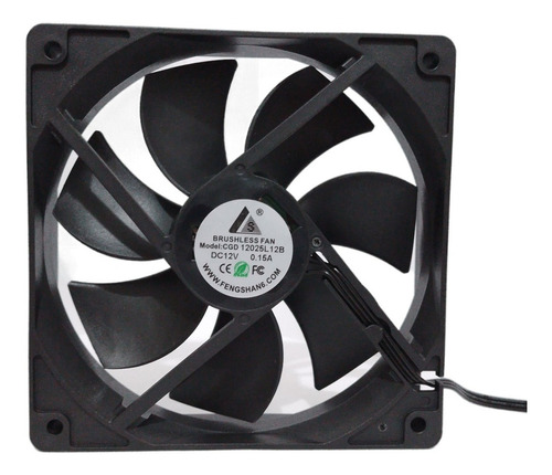 Fan Cooler Ventilador 12cm 120mm Pc Case - 2 Unidades