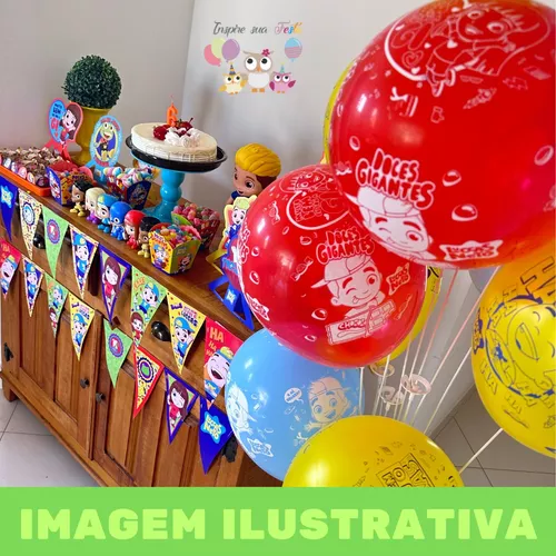 Kit decorativo Festa Luccas Neto - 12 unidades - Regina Festas