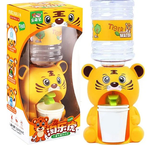 Mini Bebedouro Criança Dispenser Água Infantil Tigre 300ml
