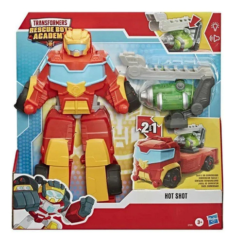 Boneco Transformers Gigante Hot Shot Resgate - Hasbro E7591