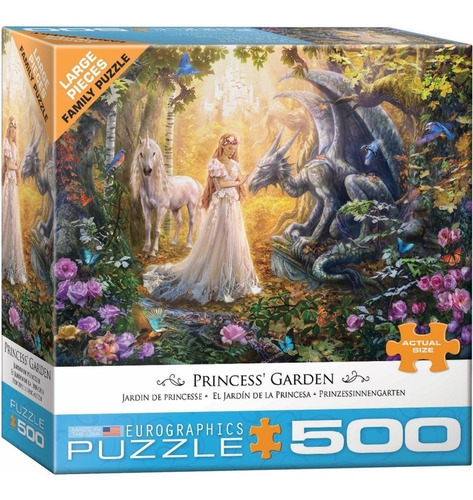 Puzzle De 500 Piezas Xl Princess Graden  - Eurographics  