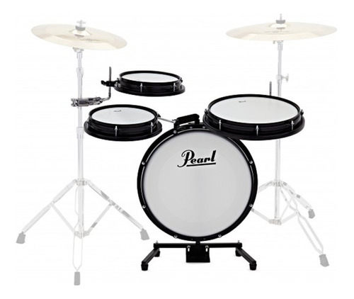 Bateria Pearl Compact Bombo Redo Tom Chancha Funda Pctk1810 