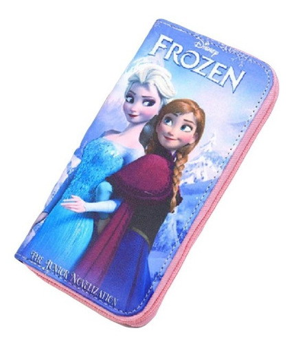 Billetera Tarjetero Monedero - Frozen Elsa Y Ana