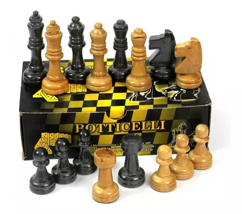Peças de xadrez de madeira ASNEY, peças de xadrez de madeira para