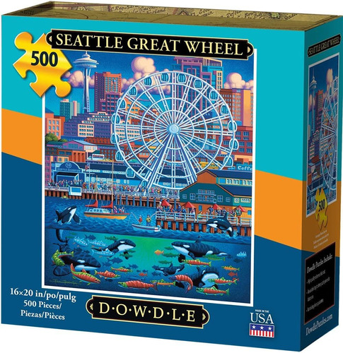 Dowdle Jigsaw Puzzle - Gran Rueda De Seattle - 500 Piezas