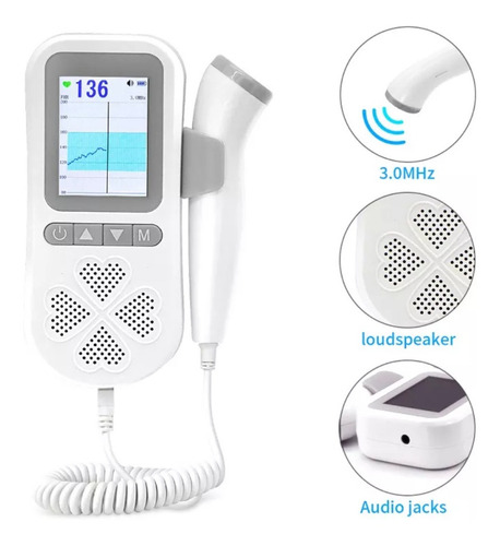 Doppler Fetal Recargable