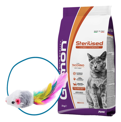 Gemon High Premium Gato Sterilised Pavo 2 Kg