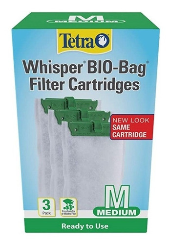 Cartucho Filtro Tetra Whisper Bio Bag Medium 10i X 3 U
