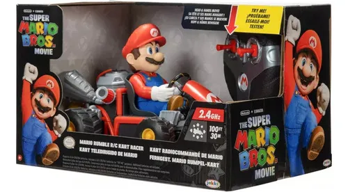 Carro de Control Carrera Mario Bros Rojo