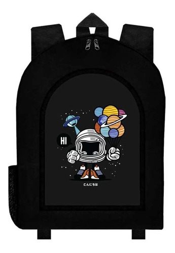 Mochila Negra Astronauta A310