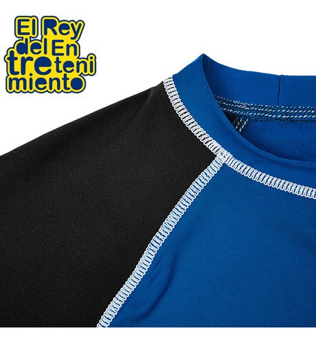 Remera Surf Natación Piraña Coast Uv 50 Adulto El Rey