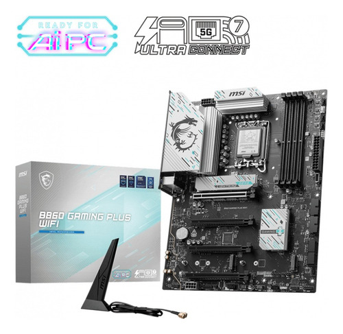 Tarjeta Madre Msi B860 Gaming Plus Wifi, Atx, Ddr5, 256gb