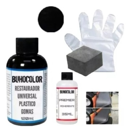 Kit Reparador De Plasticos Y Gomas Gastados Viejos X El Uso