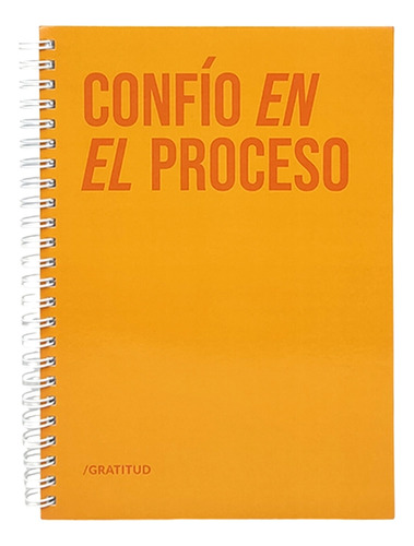 Cuaderno Confío En El Proceso - Unica