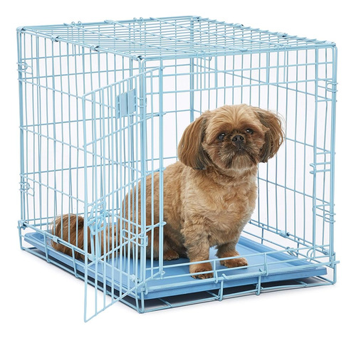 Midwest Homes For Pets Jaula Para Perros De Metal Plegable A