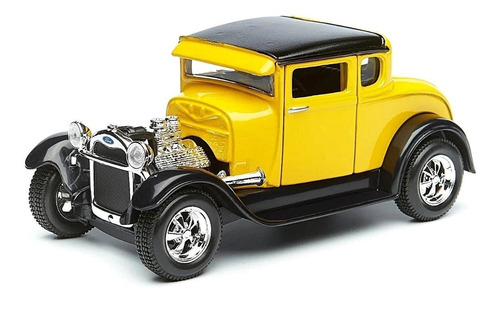 Miniatura Carro Ford Model A 1929 1/24 Amarelo Maisto